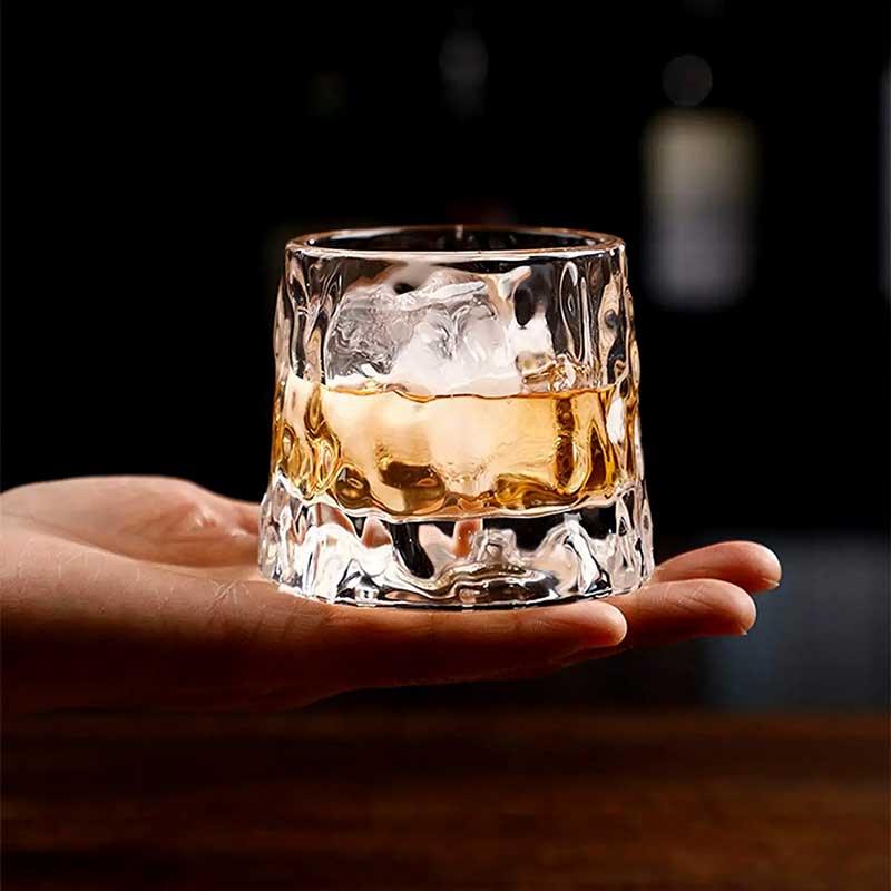 Jogo de Copos de Whisky Rotativos