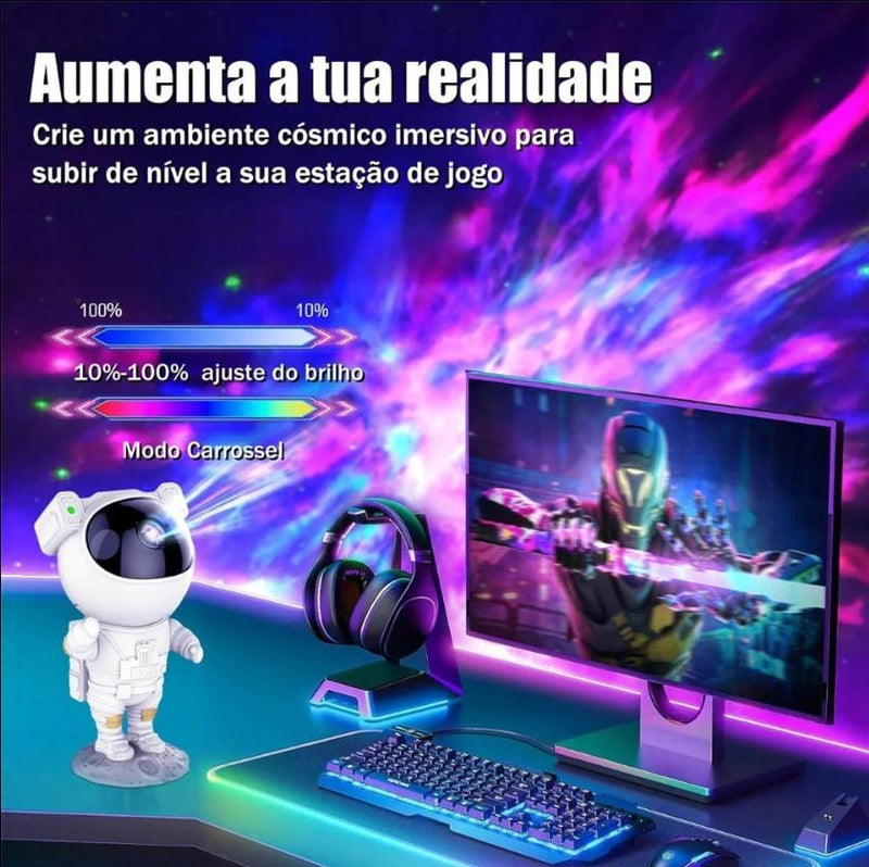 Projetor de Estrelas Astronauta - Amprezz