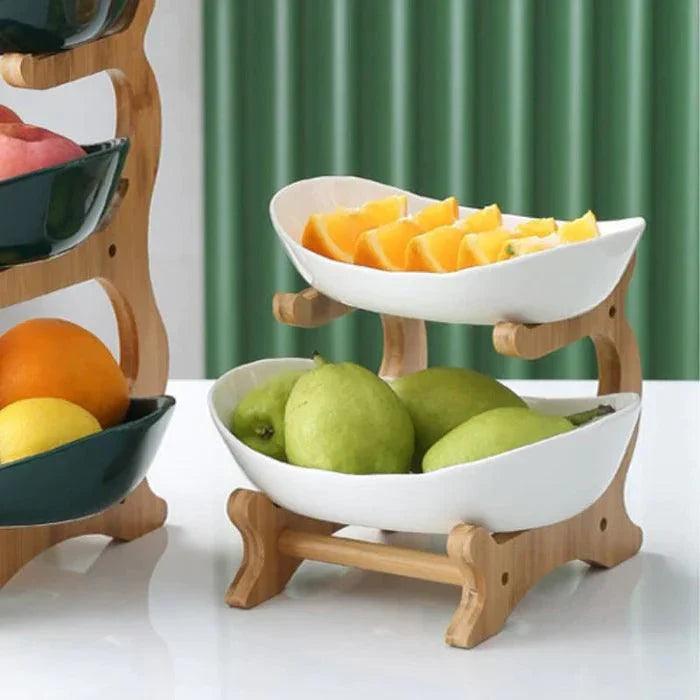 Fruteira de Mesa de Bambu